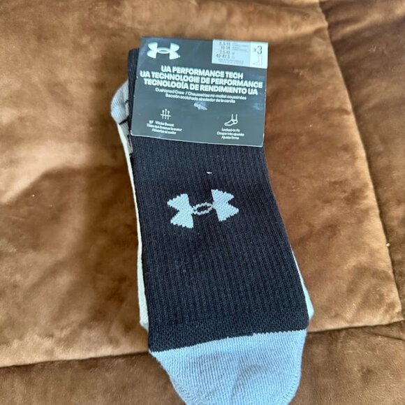Under Armour Men Crew Socks - Picture 1 of 5